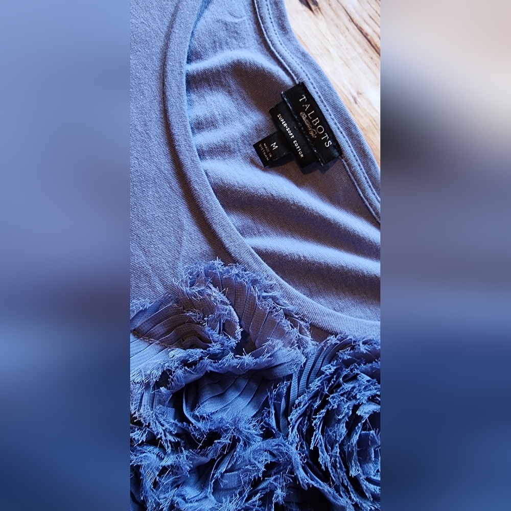 Talbots super soft cotton top - Picture 3 of 7